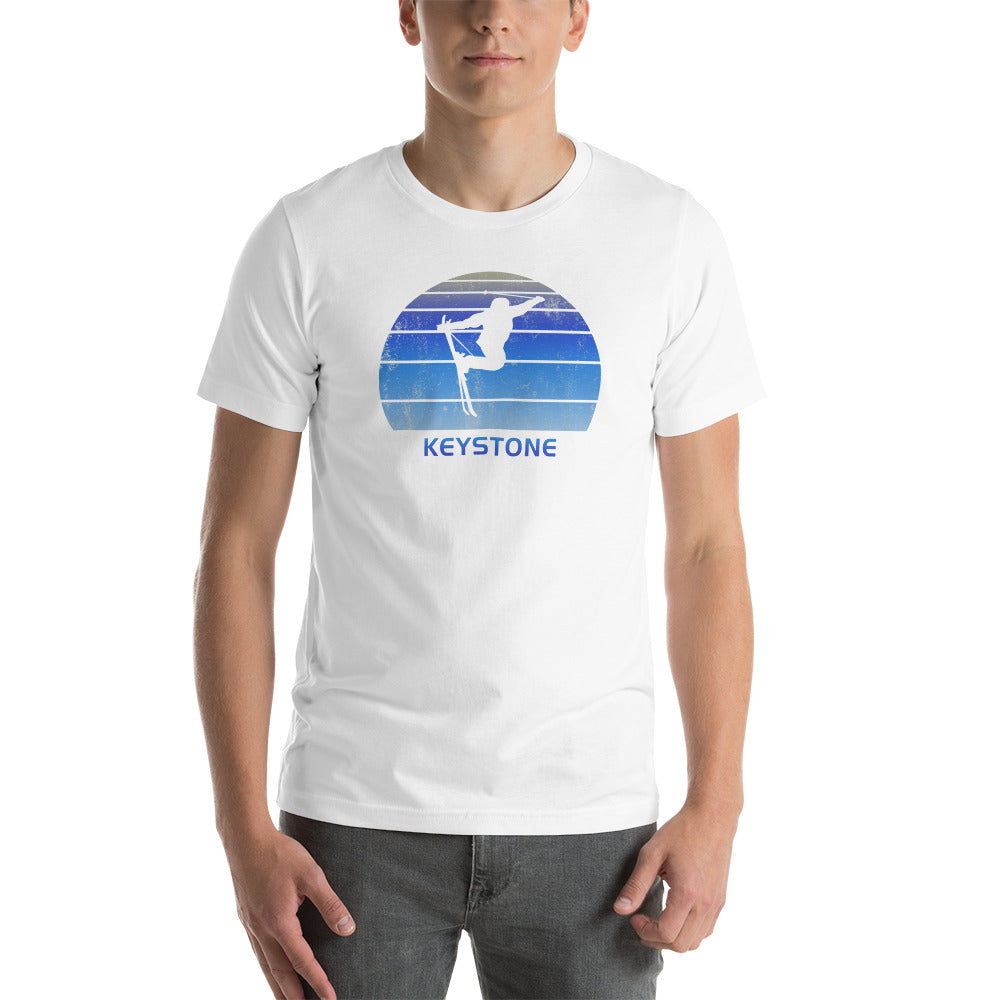Retro Keystone Colorado Ski Skiing Fan Unisex T-Shirt
