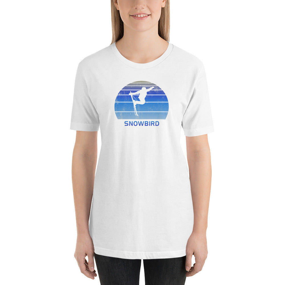 Retro Snowbird Utah Skiing Fan Unisex T-Shirt