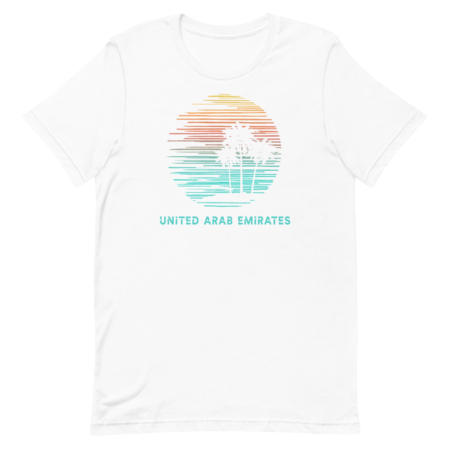 United Arab Emirates UAE Souvenir Vacation Artistic Unisex T-Shirt