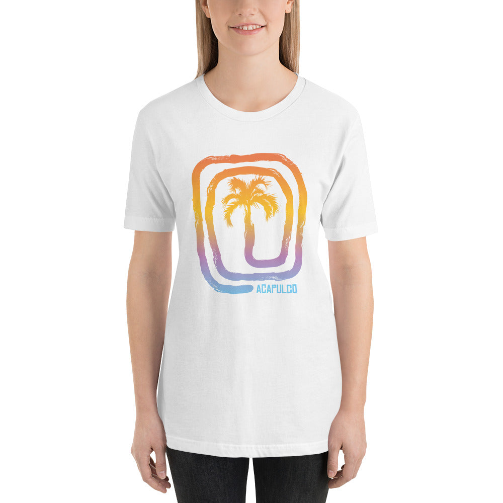 Cool Acapulco Mexico Palm Souvenir Vacation Tree Unisex T-Shirt