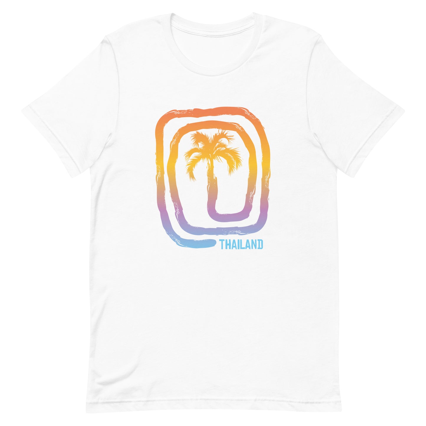 Cool Thailand Beach Palm Tree Vacation Souvenir Unisex T-Shirt