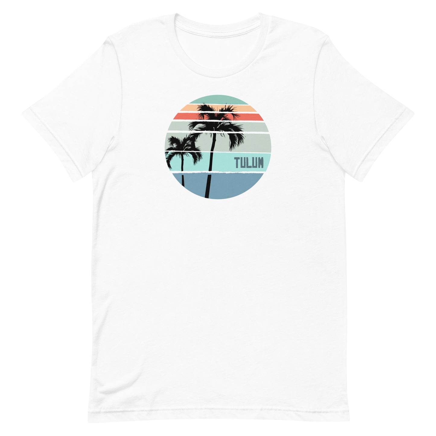 Cool Tulum Mexico Palm Tree Vacation Souvenir Unisex T-Shirt