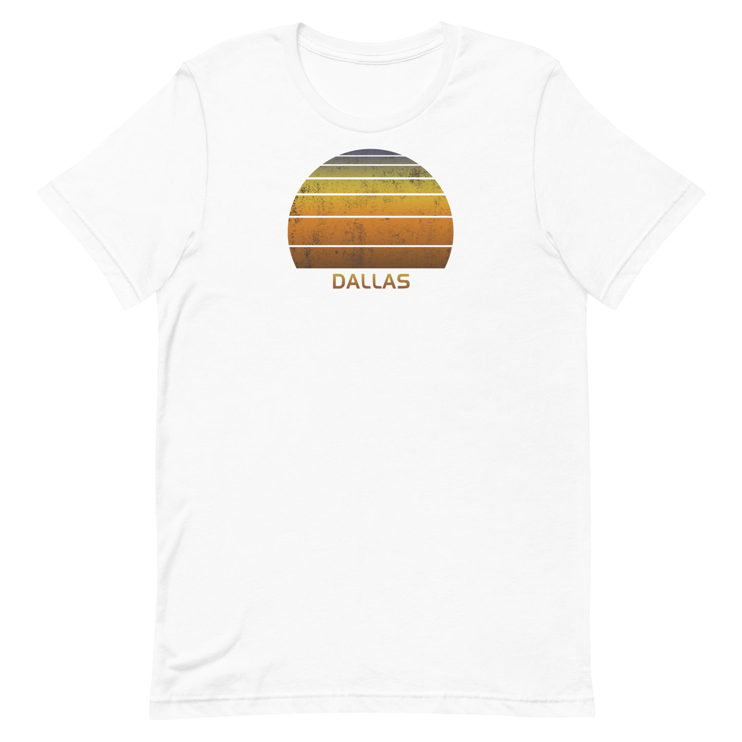 Retro Dallas Texas Vacation Souvenir Sunset Unisex T-Shirt
