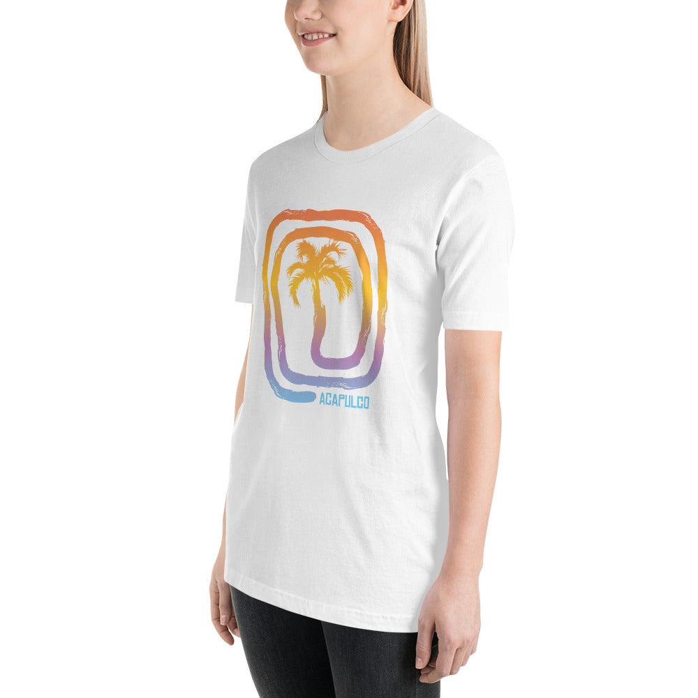 Cool Acapulco Mexico Palm Souvenir Vacation Tree Unisex T-Shirt