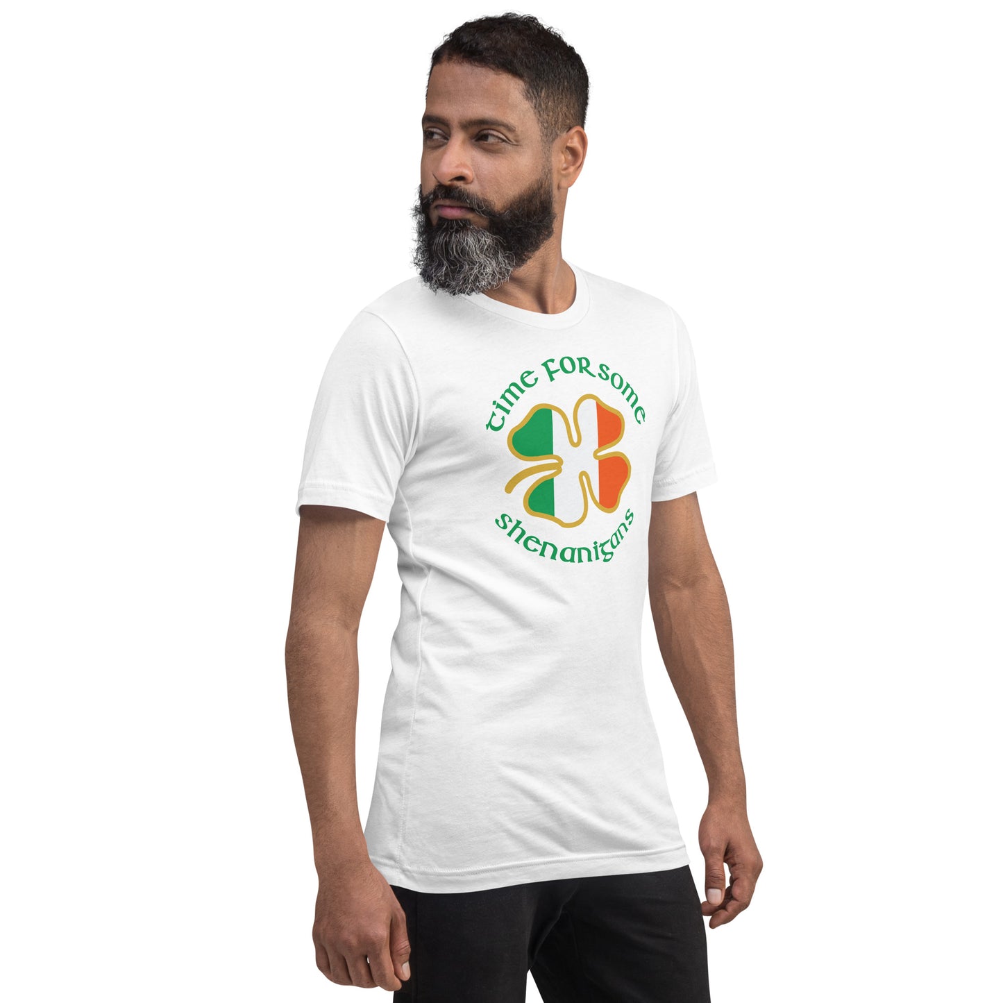 Funny Time For Some Shenanigans Irish Flag St. Patrick's Day Unisex T-Shirt