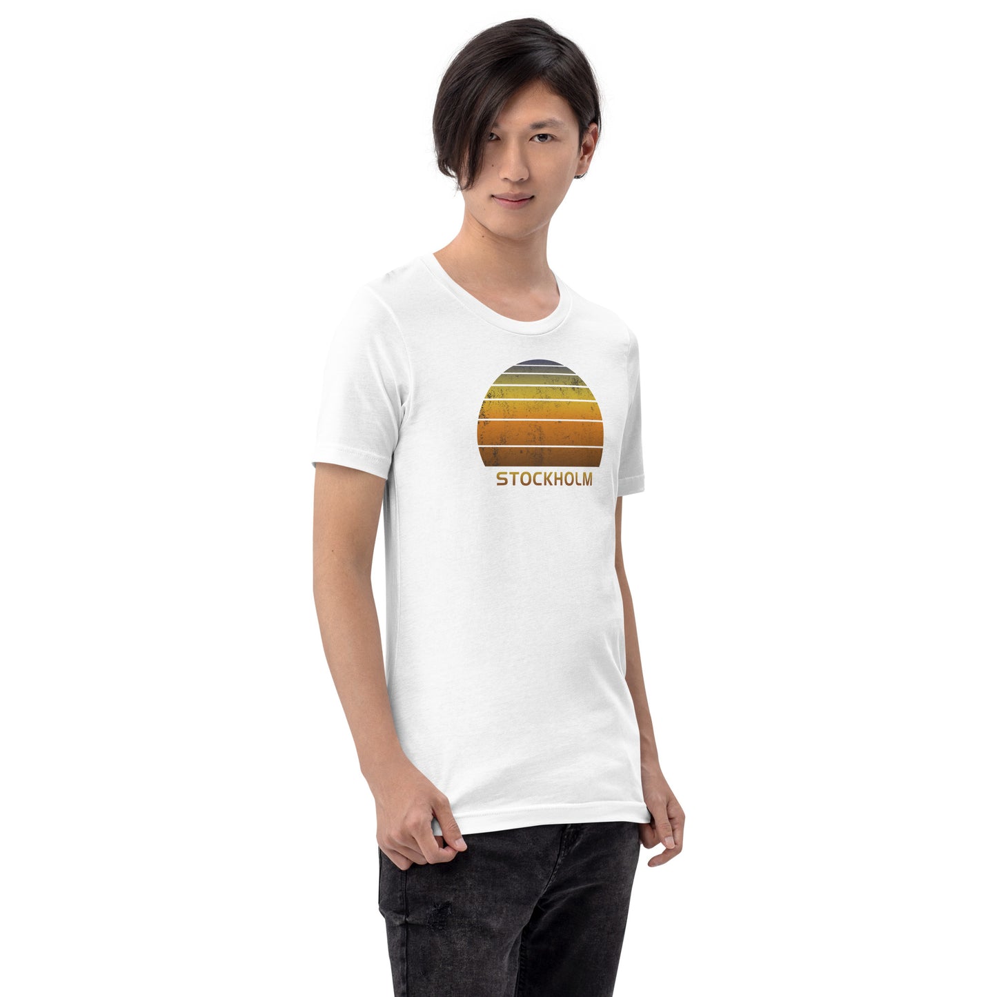 Retro Stockholm Sweden Vacation Souvenir Unisex T-Shirt