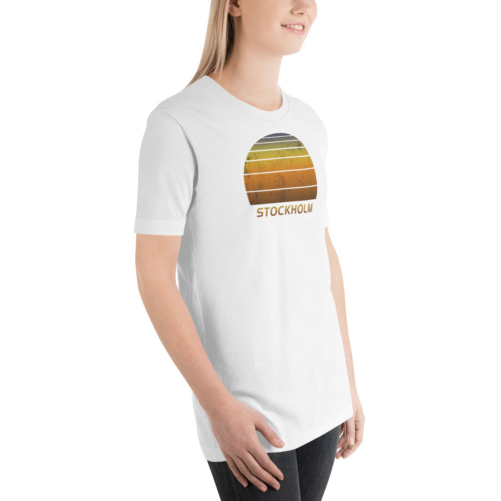 Retro Stockholm Sweden Vacation Souvenir Unisex T-Shirt