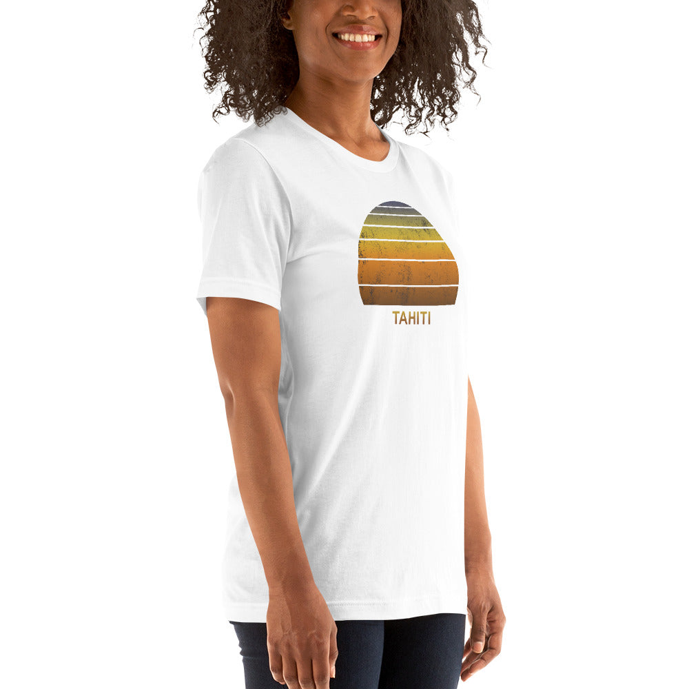 Retro Tahiti French Polynesia Vacation Souvenir Unisex T-Shirt