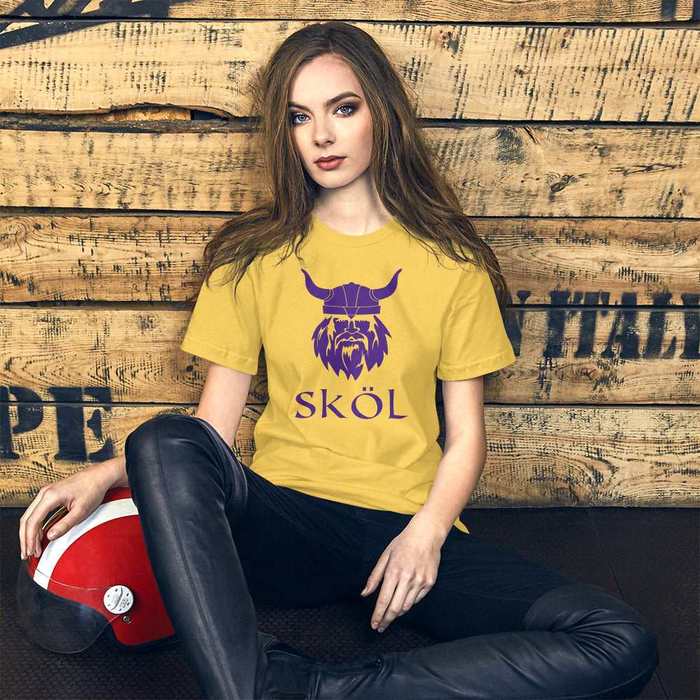 Skol Viking Chant Slogan Minnesota Fan Football Unisex T-Shirt
