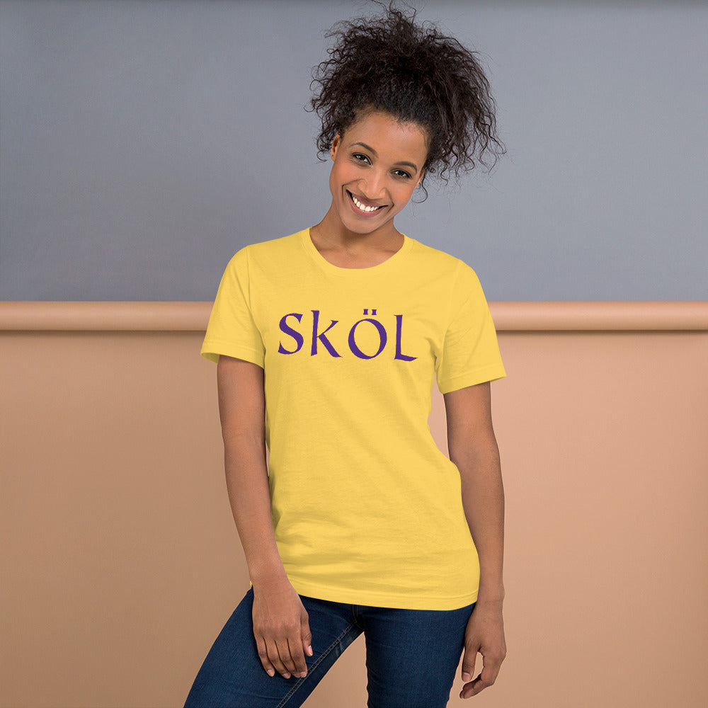 Skol Viking Chant Slogan Minnesota Fan Football Unisex T-Shirt