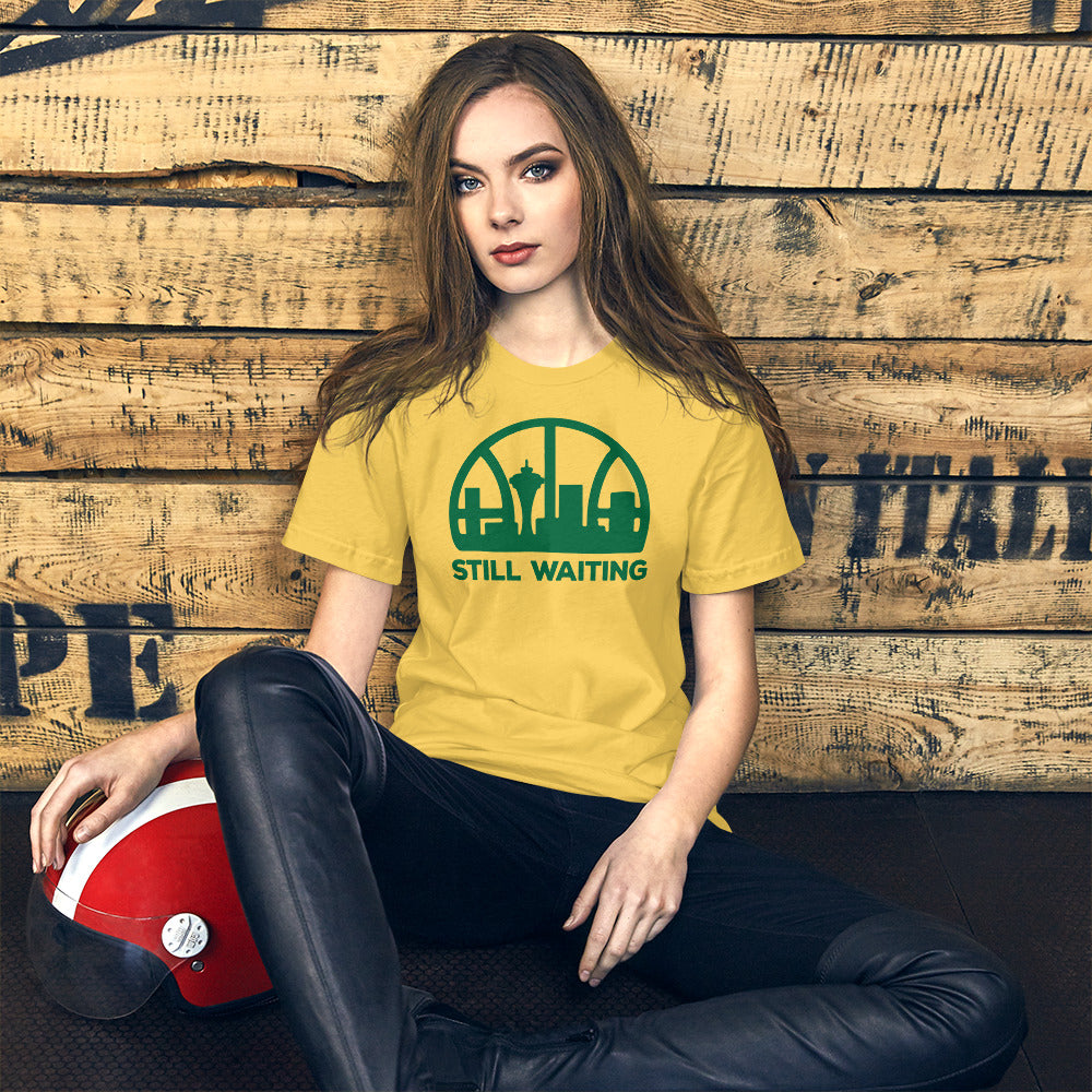 Seattle Basketball Fan Still Waiting Quote Unisex T-Shirt
