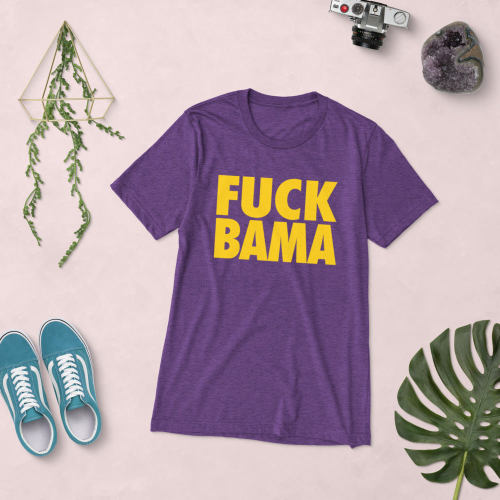 State Of Louisiana Fan Anti-Alabama Slogan Football Short sleeve T-Shirt