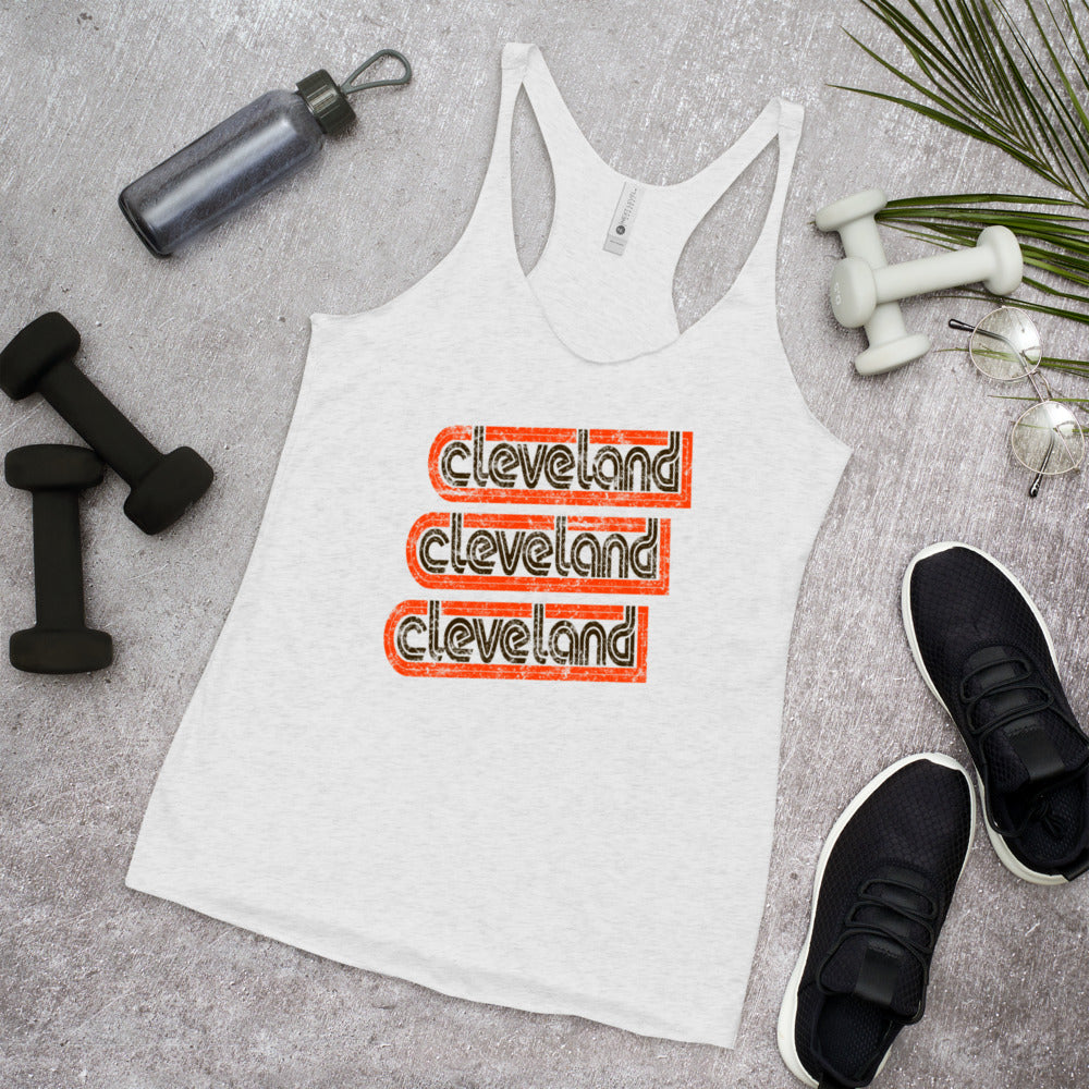 Cleveland Native Football Fan Women's Racerback Tank Top