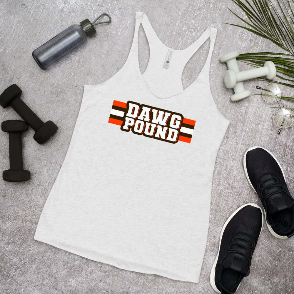 Cleveland Native Football Fan Slogan Women's Racerback Tank Top