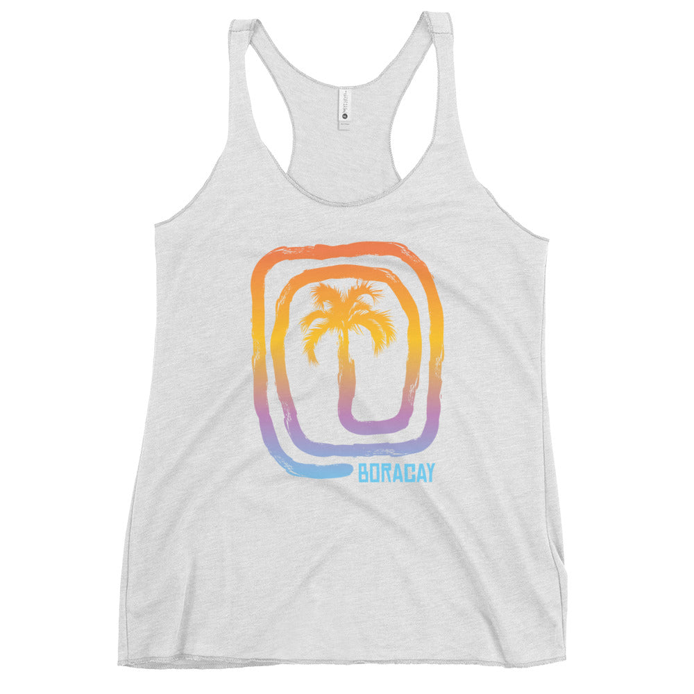 Cool Boracay Philippines Palm Tree Souvenir Vacation Women's