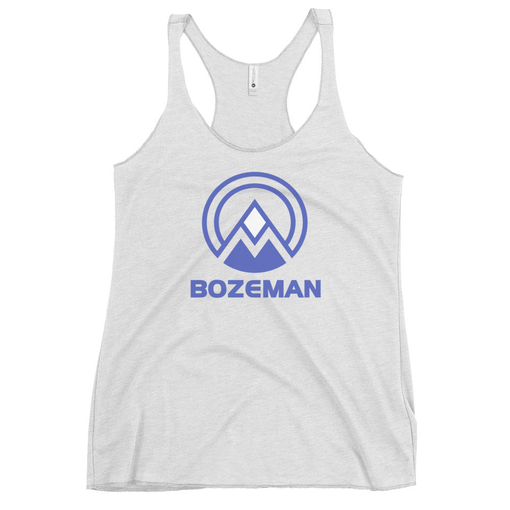 Bozeman Montana Ski Resort Vacation Souvenir Women's Racerback Tank Top