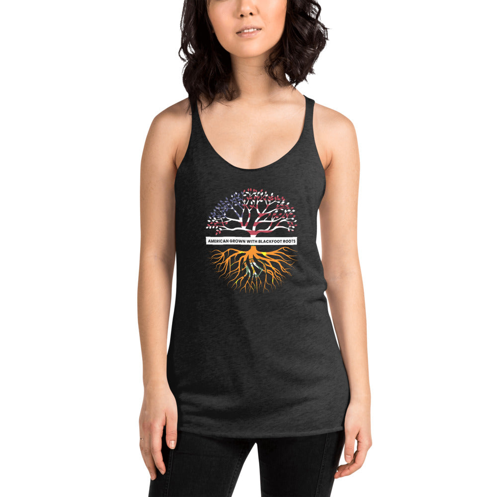 Cherokee Indian Native American Tribe Ancestry Heritage Women's Racerback Tank Top