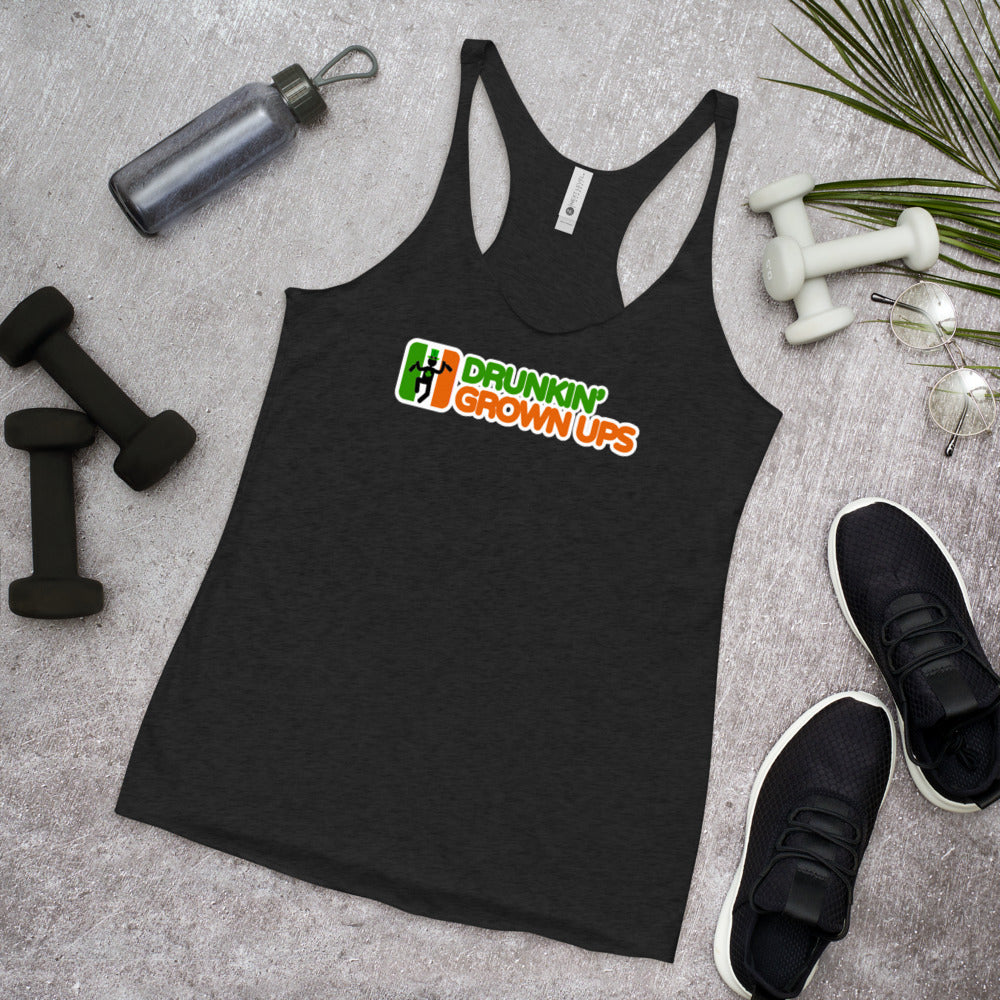 Funny St. Patrick's Day Party Parody Drinking Quote Joke Women's Racerback Tank Top