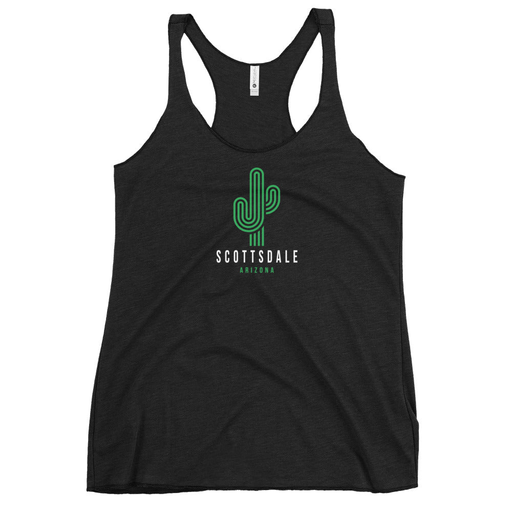 Scottsdale Arizona Graphic Print Women's Racerback Tank Top