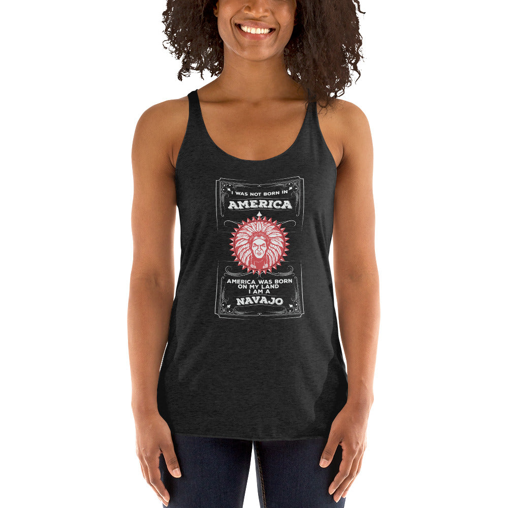 Native American Navajo Indian Tribe Ancestry Heritage Women's Racerback Tank Top