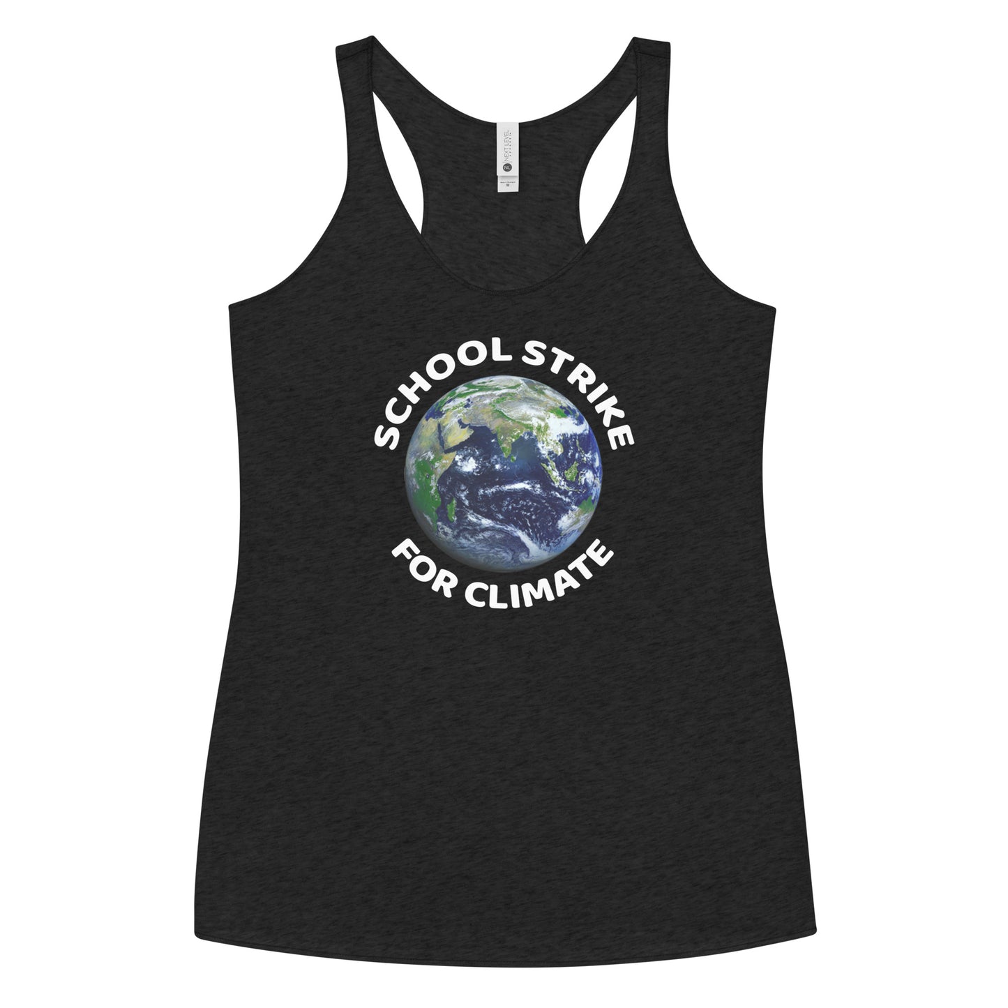 School Strike For Climate Awareness Global Movement Women's Racerback Tank Top