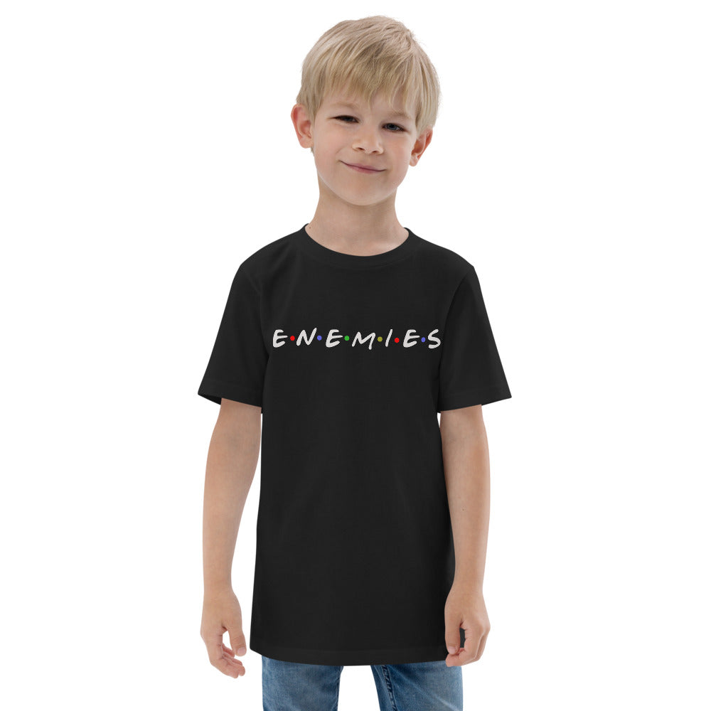 Enemies Funny TV Show Friends Parody Joke Youth Jersey T-Shirt