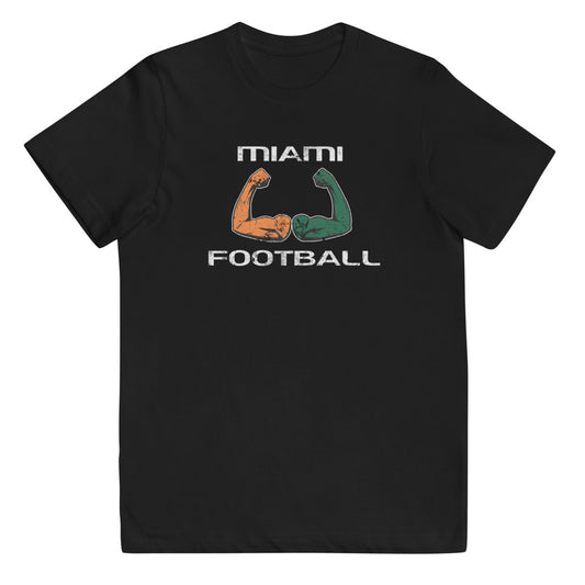 Miami Native 305 Area Code College Football Fan Youth Jersey T-Shirt