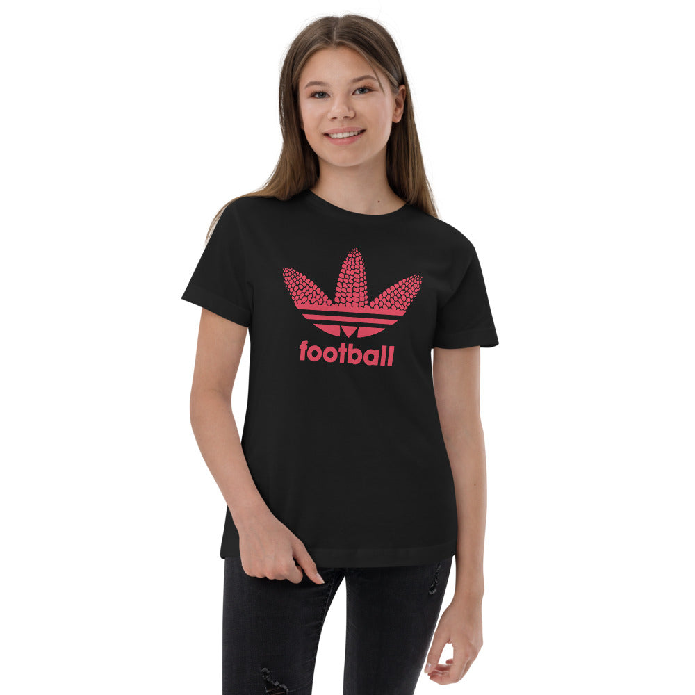 State Of Nebraska Funny Football Fan Youth Jersey T-Shirt