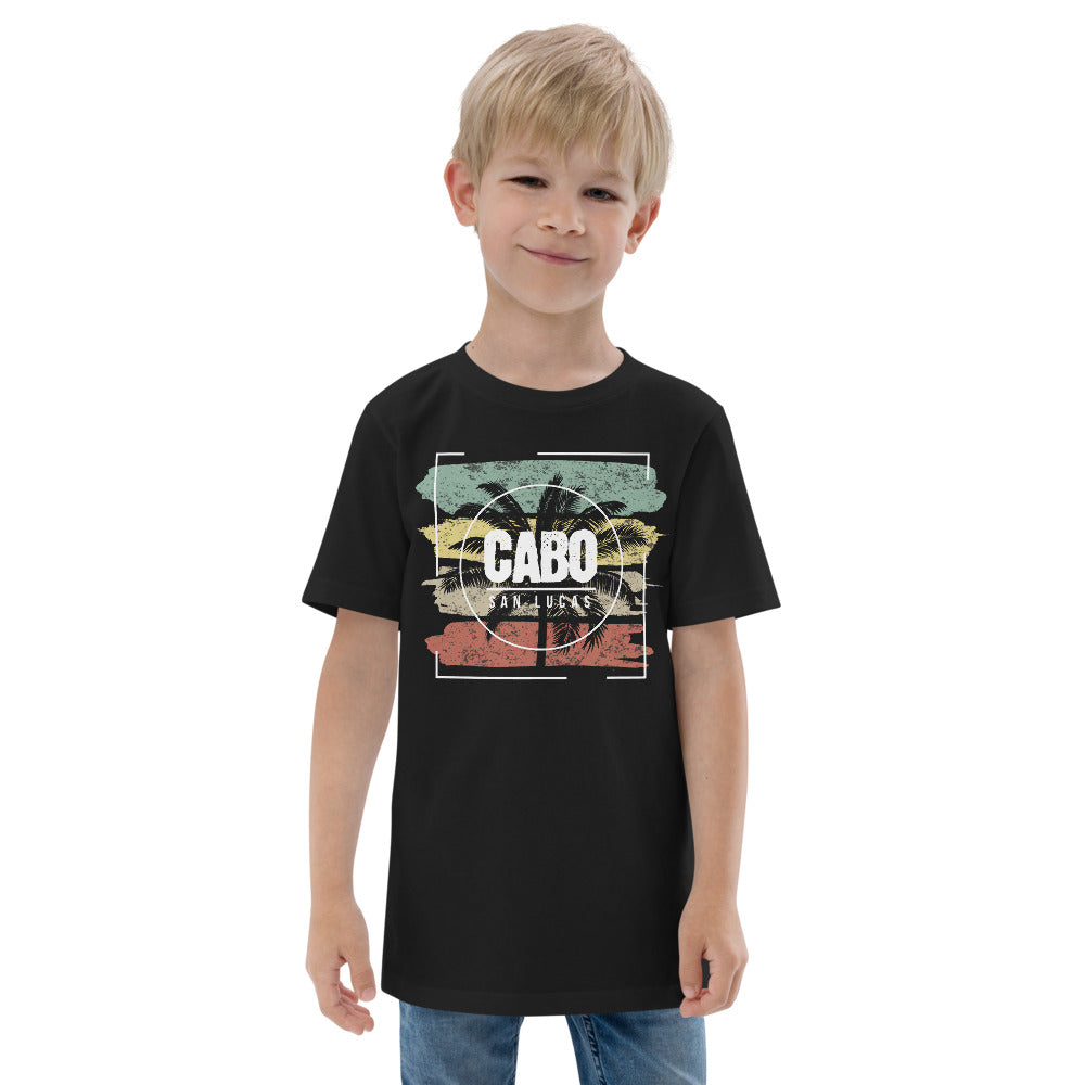 Cool Cabo San Lucas Mexico Beach Palm Tree Vacation Souvenir Youth Jersey T-Shirt