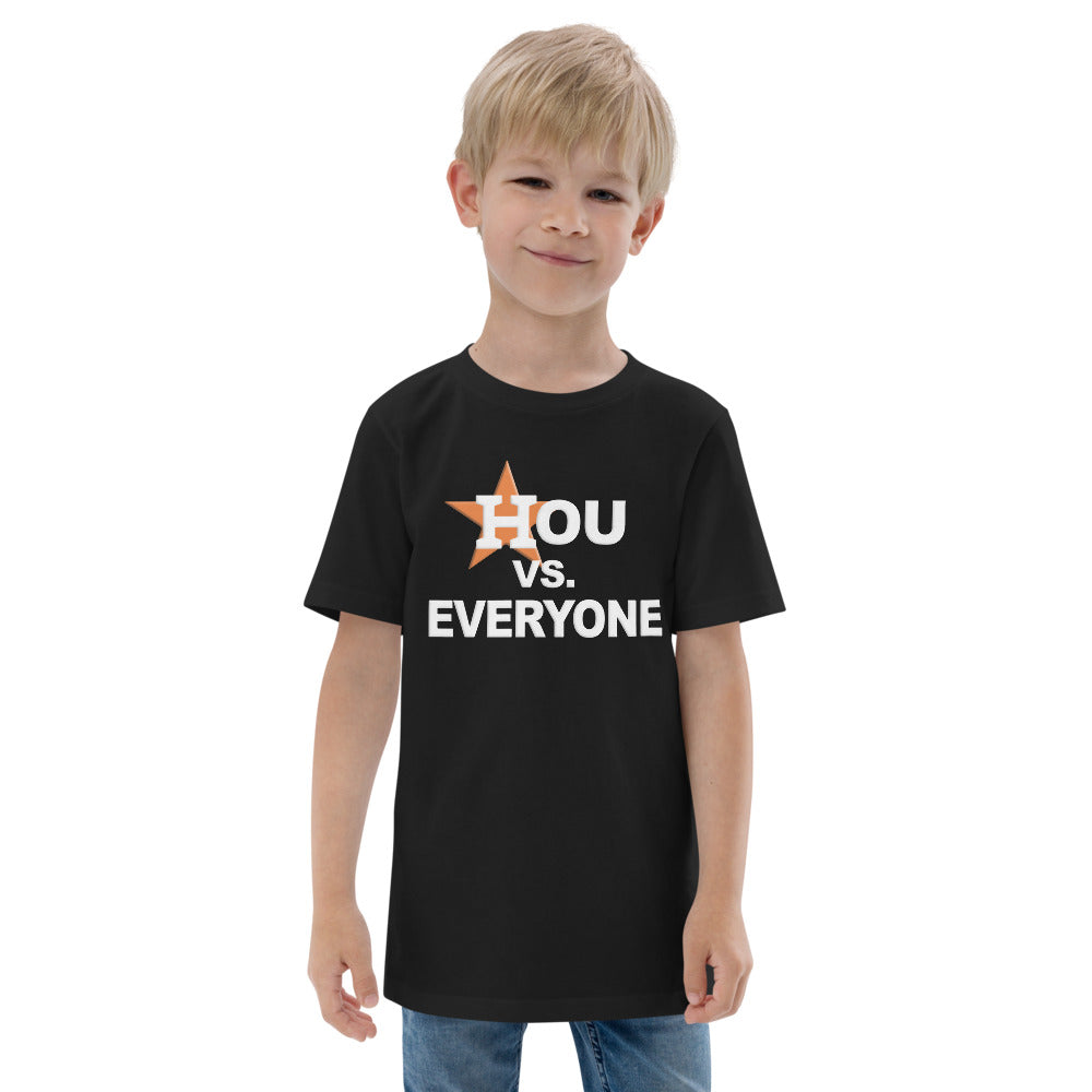 Houston Versus Everyone Funny Baseball Fan Youth Jersey T-Shirt