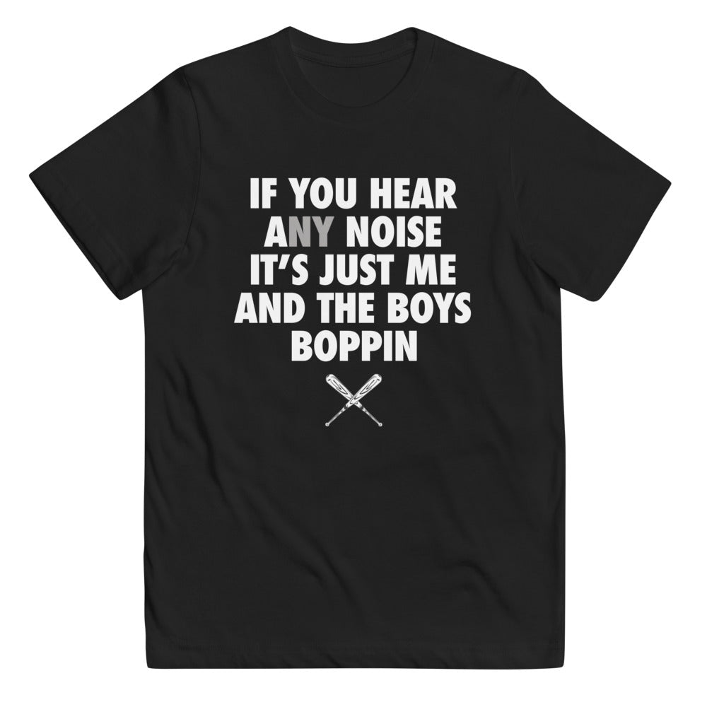 New York Baseball Fan Funny Boys Boppin Quote NY Youth Jersey T-Shirt