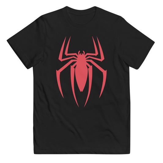 Cool Spider Graphic Novelty Print Fan Kids Youth Jersey T-Shirt