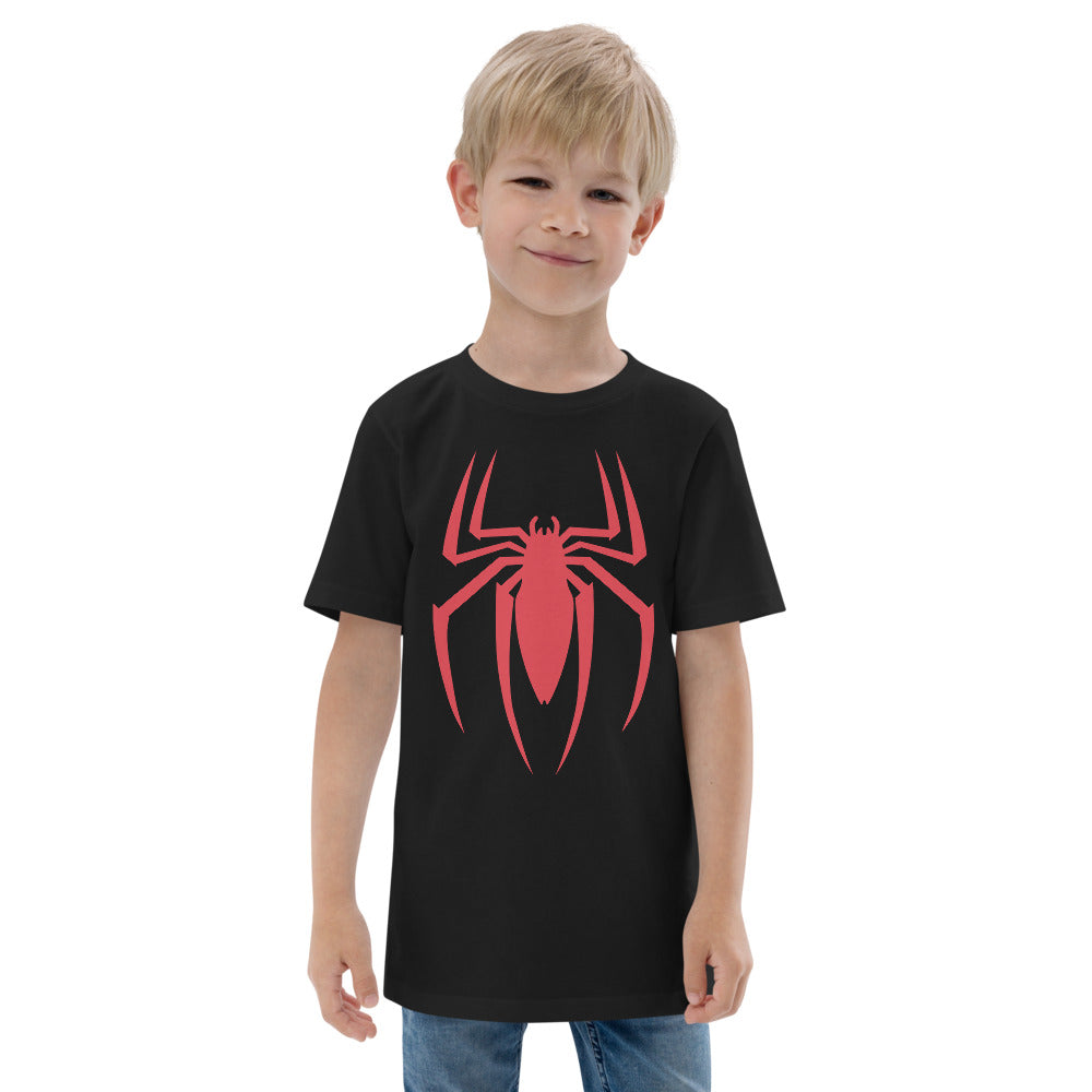 Cool Spider Graphic Novelty Print Fan Kids Youth Jersey T-Shirt