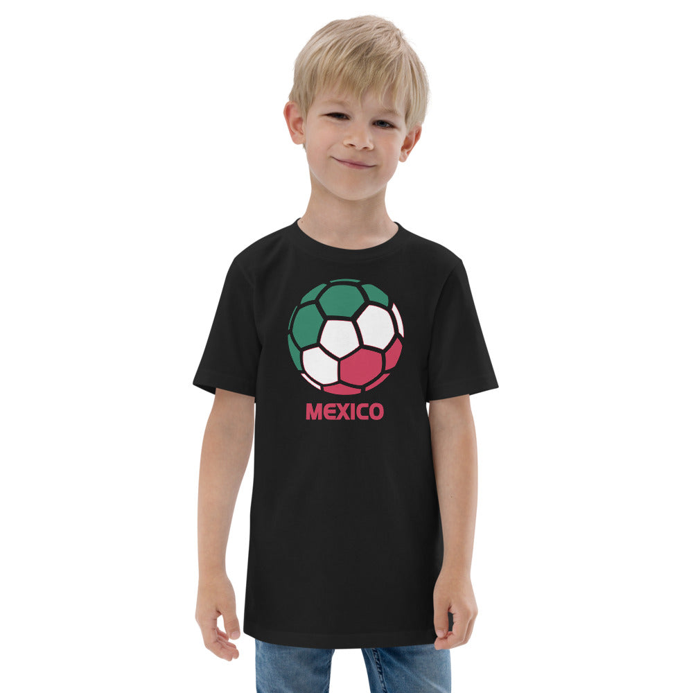 Mexico National Soccer Team Football Country Flag Pride Youth Jersey T-Shirt