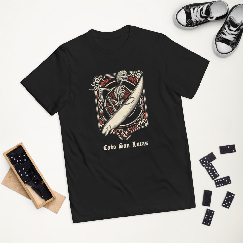 Cool Cabo San Lucas Mexico Surfing Fan Surfer Youth Jersey T-Shirt