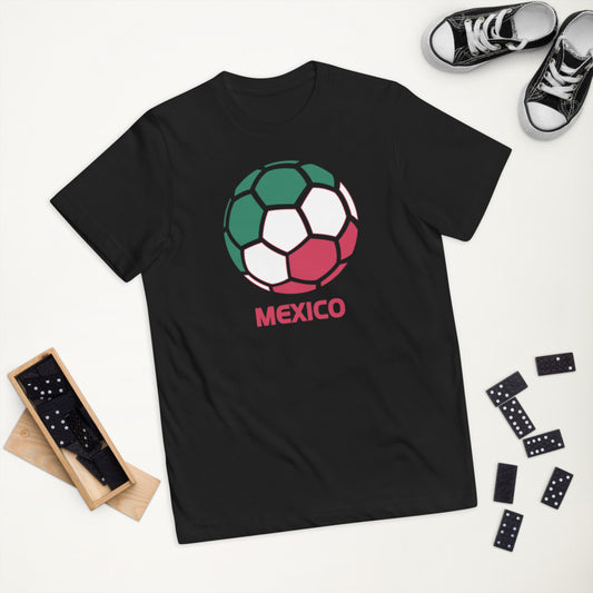 Mexico National Soccer Team Football Country Flag Pride Youth Jersey T-Shirt