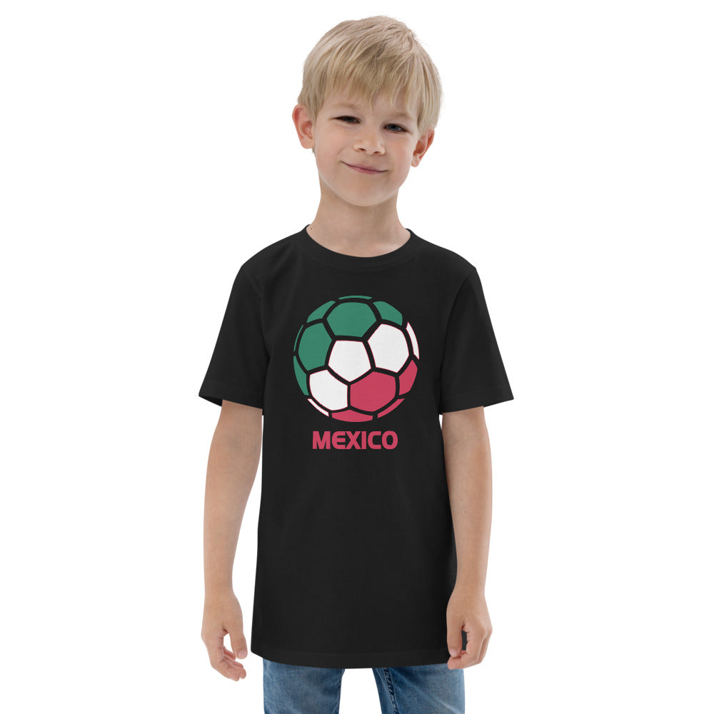 Mexico National Soccer Team Football Country Flag Pride Youth Jersey T-Shirt