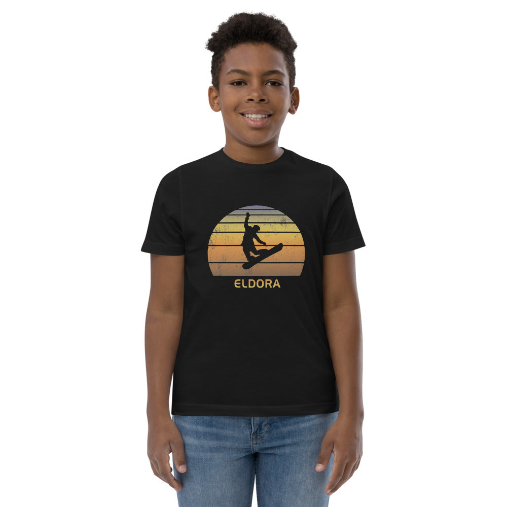 Retro Eldora Colorado Snowboarding Fan Youth Jersey T-Shirt