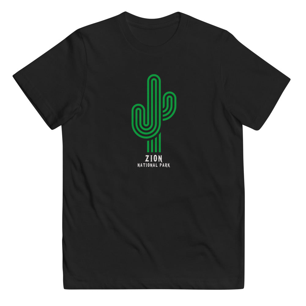Zion National Park Utah Graphic Print Youth Jersey T-Shirt
