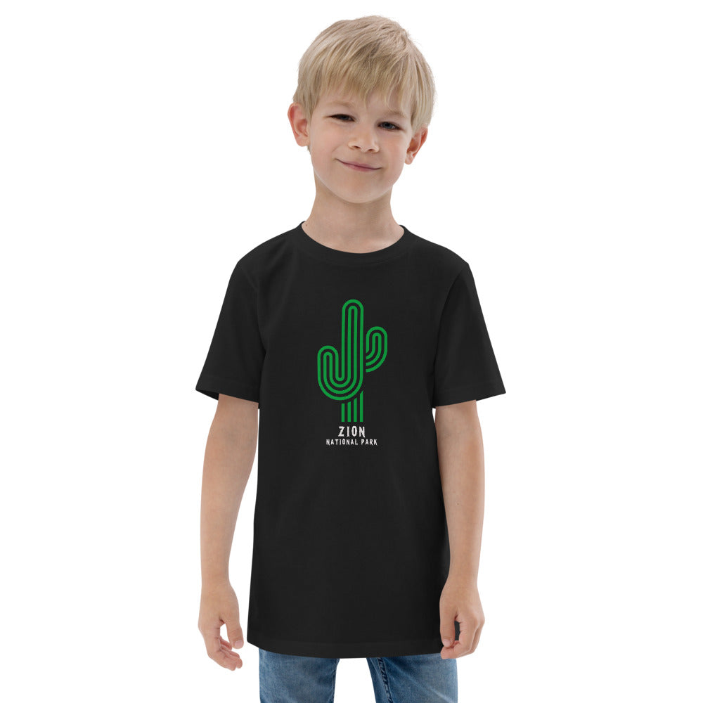 Zion National Park Utah Graphic Print Youth Jersey T-Shirt