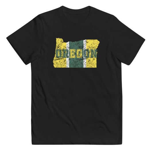 State Of Oregon Fan Native Youth Jersey T-Shirt
