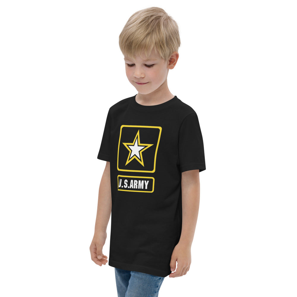 U.S. Army Military Service Active Retired Veteran Appreciation Youth Jersey T-Shirt