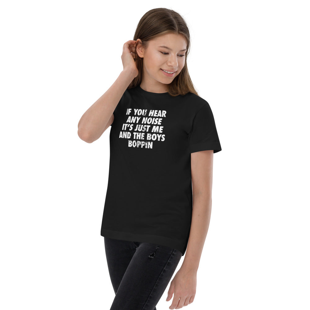 New York Baseball Fan Funny NY Boys Boppin Quote Youth Jersey T-Shirt