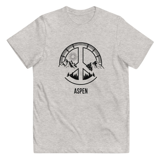 Aspen Colorado Skiing Fan Snowboarding Camping Youth Jersey T-Shirt