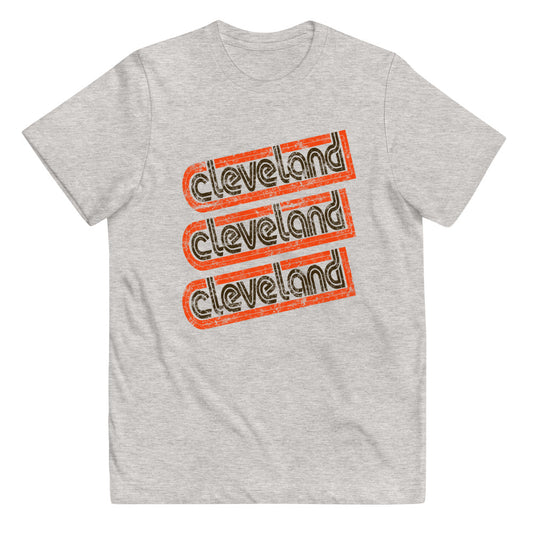 Cleveland Native Football Fan Kids Youth Jersey T-Shirt