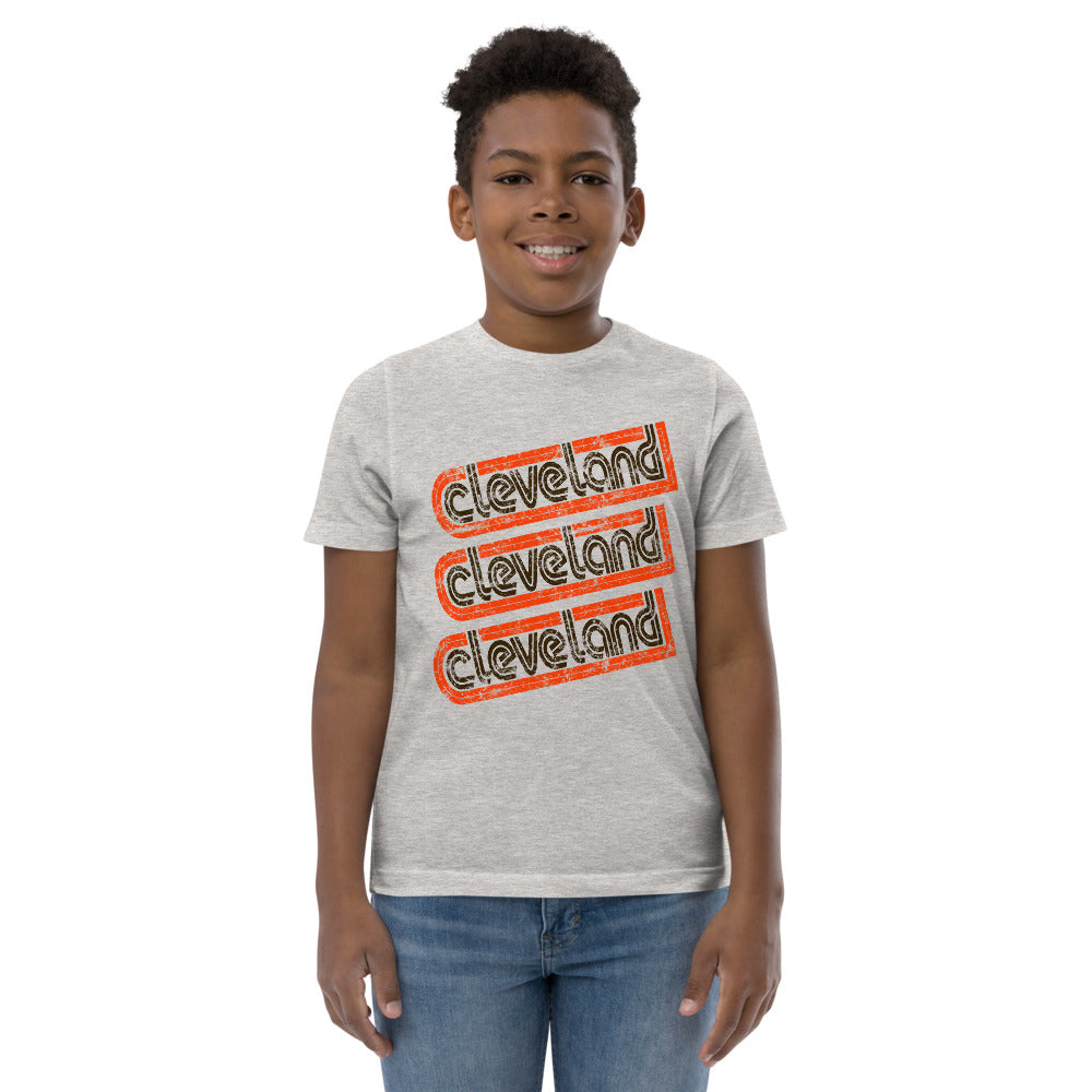 Cleveland Native Football Fan Kids Youth Jersey T-Shirt