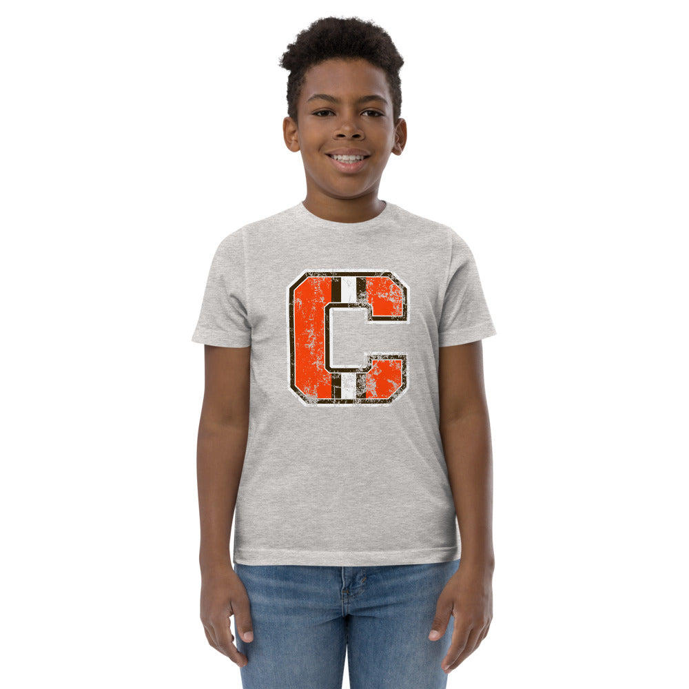 Retro Cleveland Native Pro Football Fan Youth Jersey T-Shirt