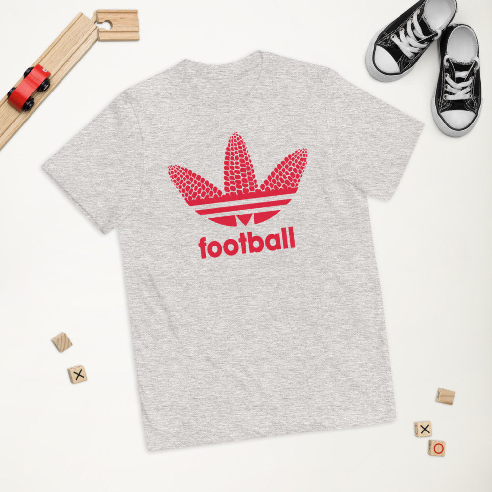 State Of Nebraska Funny Football Fan Youth Jersey T-Shirt