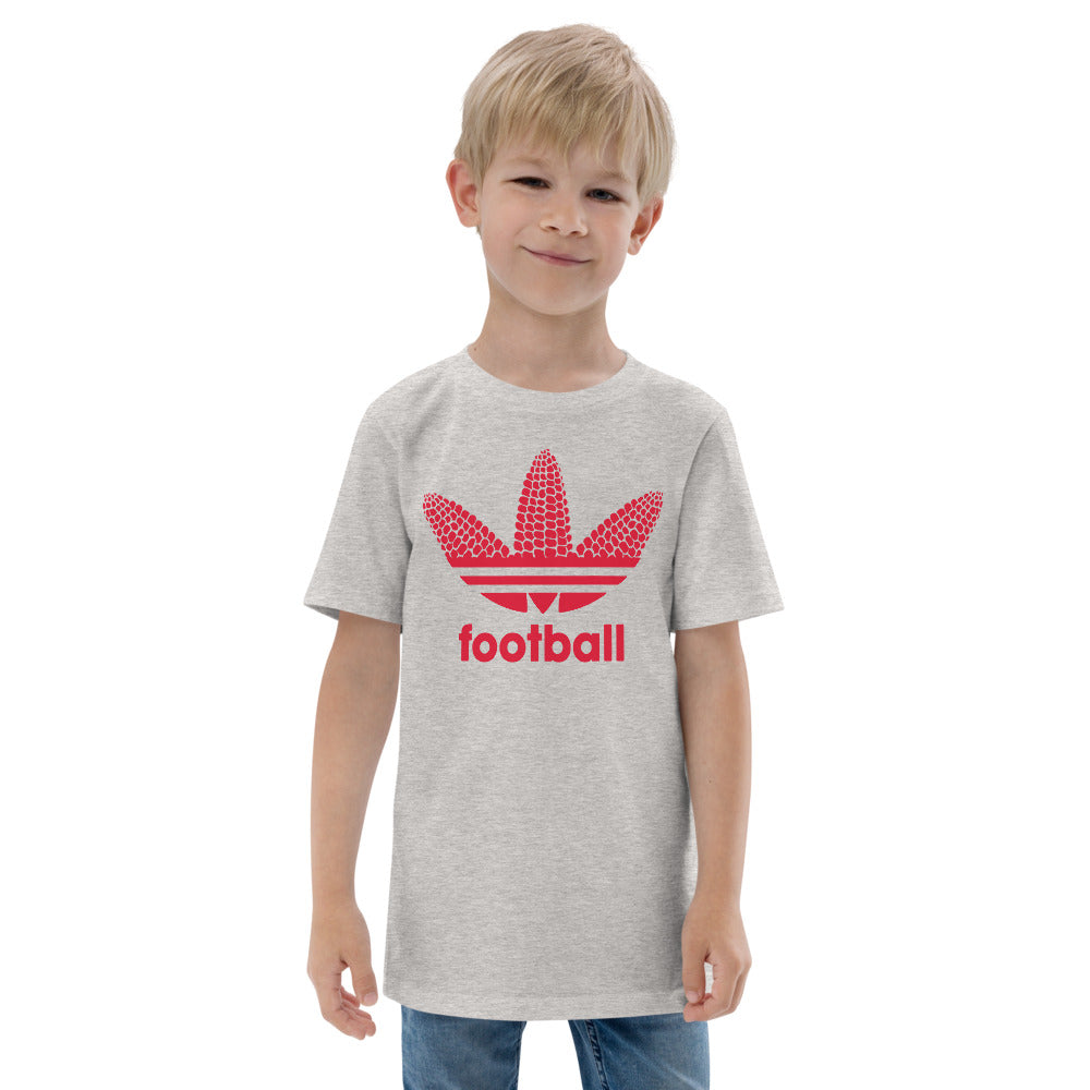 State Of Nebraska Funny Football Fan Youth Jersey T-Shirt