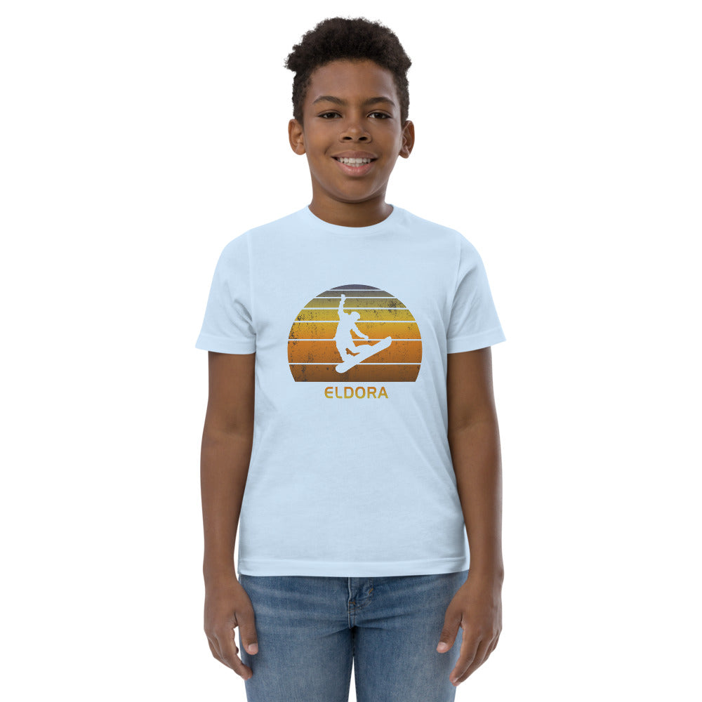 Retro Eldora Colorado Snowboarding Fan Youth Jersey T-Shirt